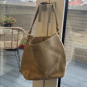 Old Navy faux suede tote
